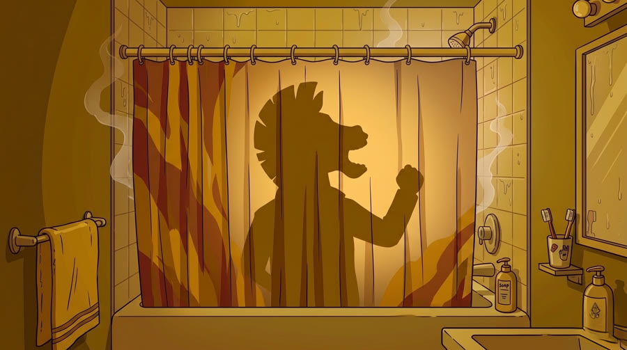 Singing in the shower