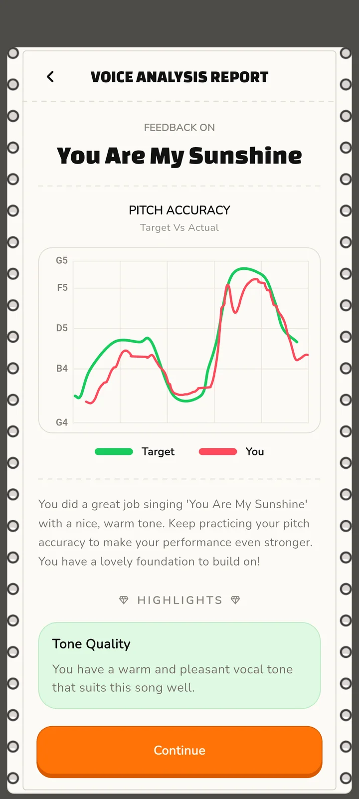 Feedback that means something